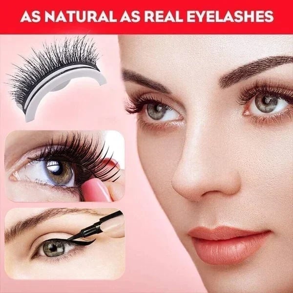 🔥LAST DAY - BUY 1 GET 1 FREE JUST $8.99 EACH🔥🎉Reusable Adhesive Eyelashes