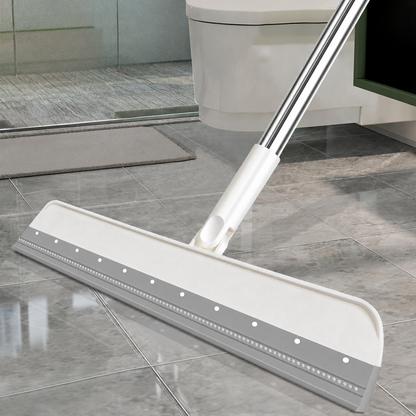 Multi-Purpose Silicone Squeegee Broom for Floors, Bathrooms & Windows
