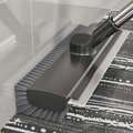 Double-Sided V-Shaped Floor Gap Brush with Squeegee & Extendable Handle