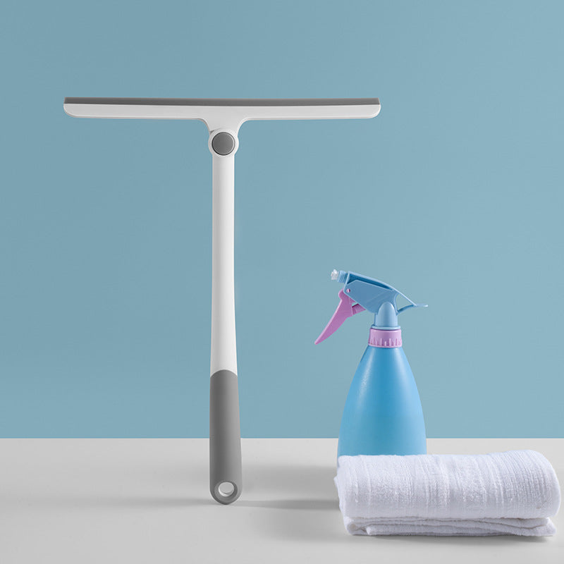 360° Rotating T-Shaped Window Squeegee for Glass, Mirrors & Shower Doors